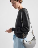 Prada Arqué Small Leather Shoulder Bag - Image 7